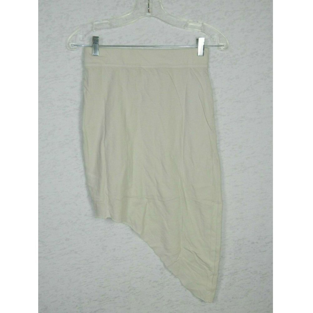 Frank & Eileen l Skirt Size X-Smal Ivory Organic Cotton Asymmetric